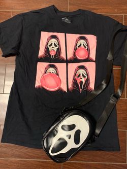 Ghost Face Tee & Purse -Halloween