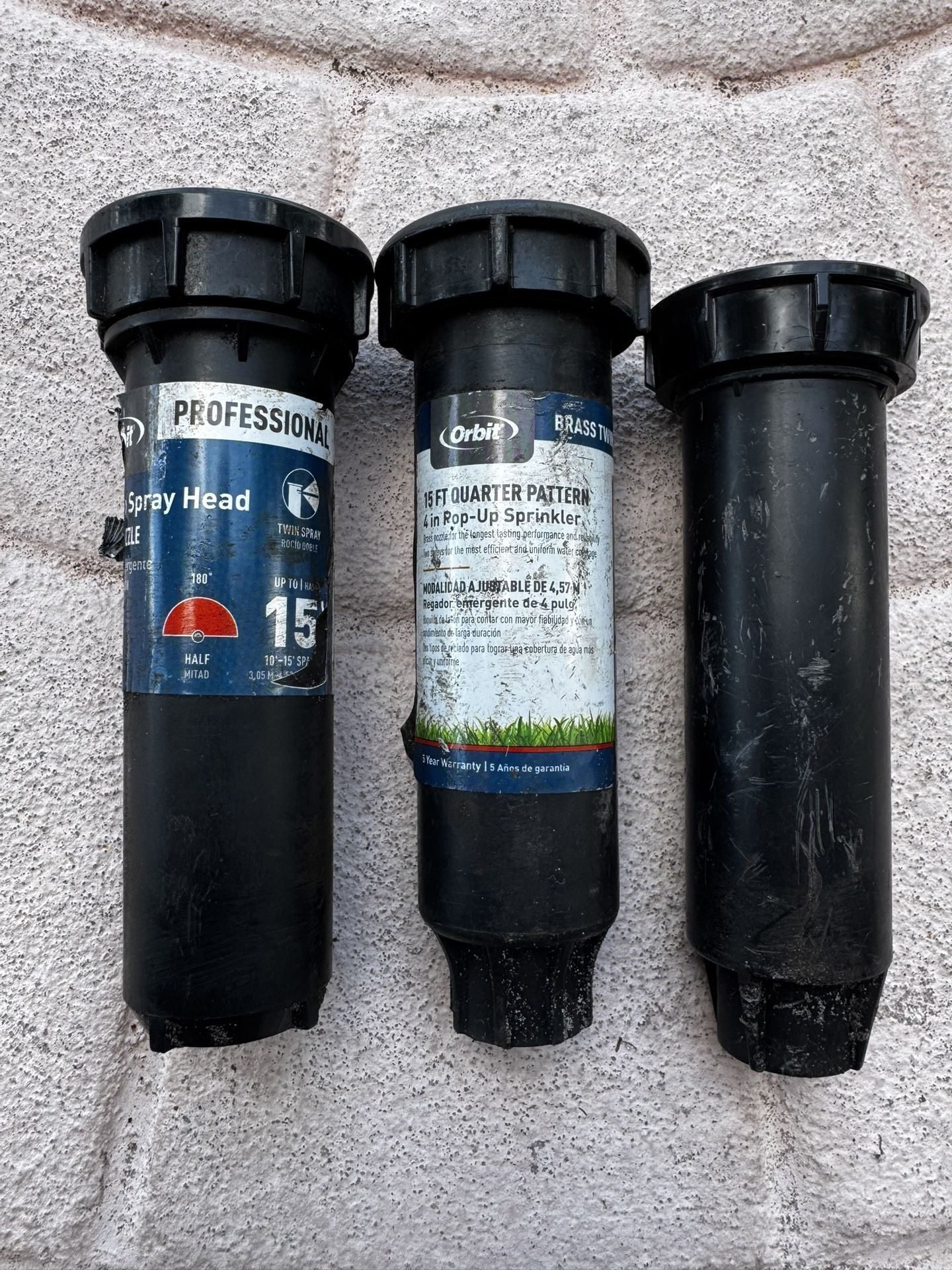 Sprinkler heads —3 Pcs.