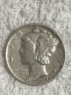 mercury dime 1945