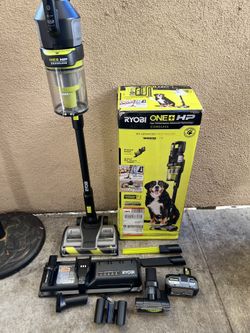 Ryobi ONE+ HP 18V Cordless Advanced WHISPER Series Stick Vacuum Kit with 4.0 Ah Battery and Charger