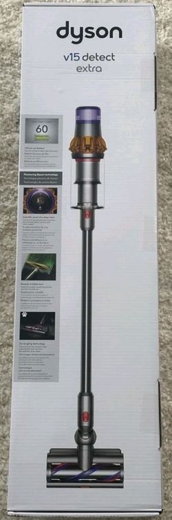 Dyson V15 Detect Total Clean Extra Cordless Vacuum - Yellow/Nickel