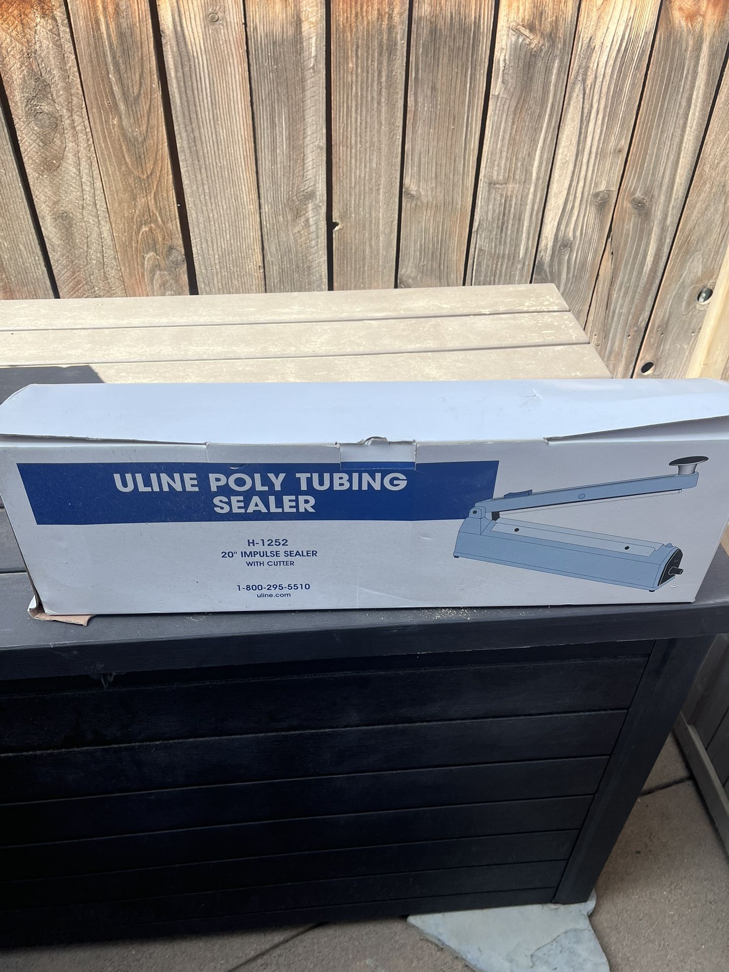 Line Poly Tubing Sealer 20” Impulse Sealer With Cutter