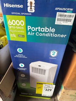 Hisense 6000 BTU Portable Air Conditioner AP0625CR1W