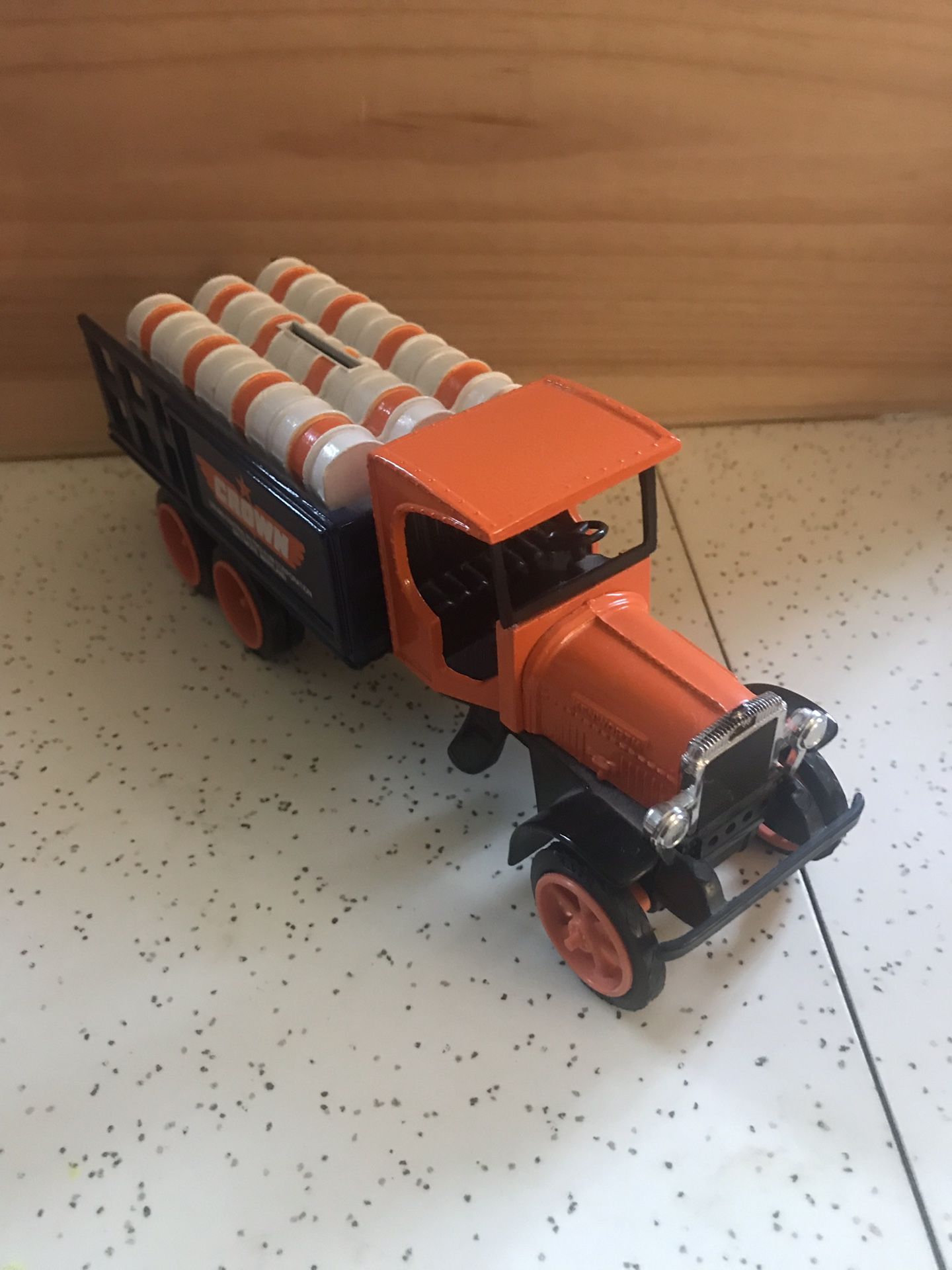 Two Metal Toy Truck Banks