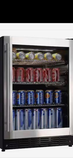NEW Stainless Steel Beverage Refrigerator / Wine cooler