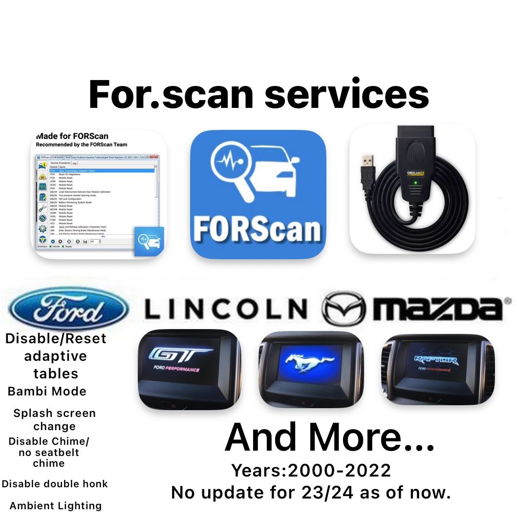 FORScan Services FORD-LINCOLN-MAZDA