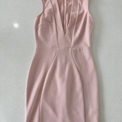 PINK COCKTAIL MINI DRESS