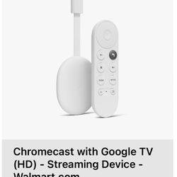 Chromecast with Google TV (HD) - Streaming Device
