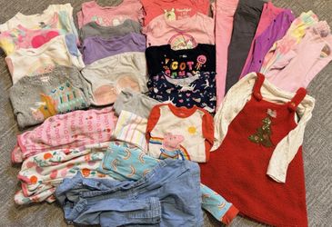 Cute Lot of 27 Girls Clothes Size 3T