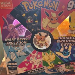 MEGA Pokémon Eevee Evolution Building Set - 470pcs