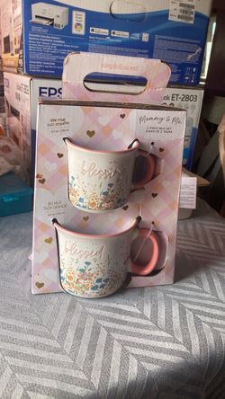 Simple & Sweet Mommy & Me 2-Piece Mug Set