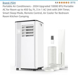 portable ac 10000 BTU - 2 available 