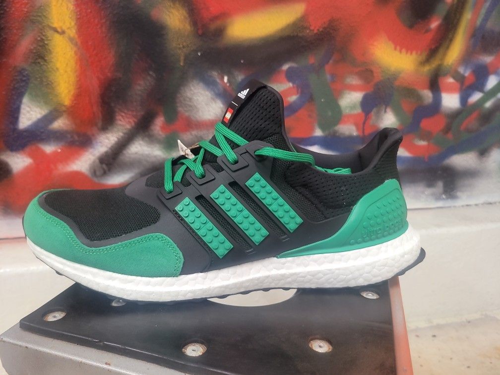 Adidas Ultraboost DNA X LEGO Green Men's Size 11.