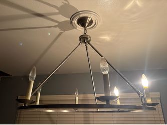 6 bulb chandelier