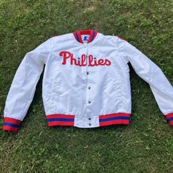 Women’s Philadelphia Phillies starter jacket- size large- NWOT