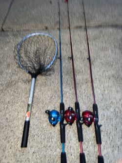 Push button fishing poles zepco sling shot
