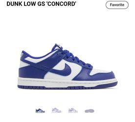 Nike Dunk Low GS 'Concord'
Used
Size 3y