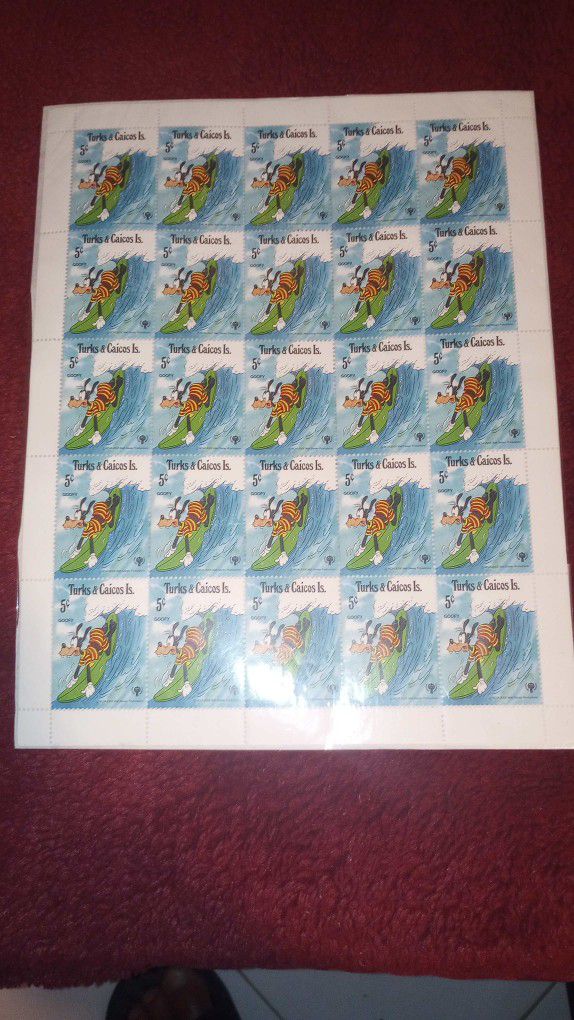 DISNEY STAMPS- SPECIAL EDITION -FULL SHEET -GOOFY