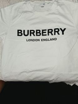 Burberry London England White T-Shirt