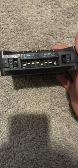 Car Audio Crossover with Input Output Controls