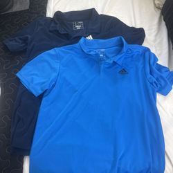 Adidas Boys Polo Shirts Size  L