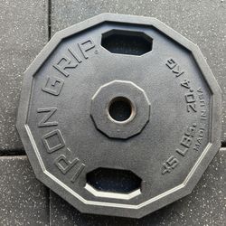 Iron Grip 45# Urethane Plates Like New
