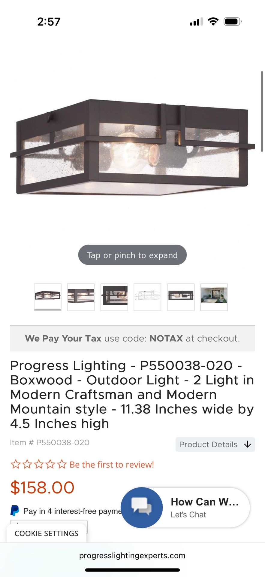 New Outdoor Light