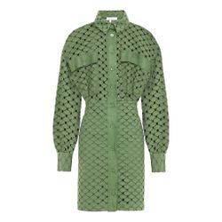 Sandro Shera Lace Shirt Dress size S