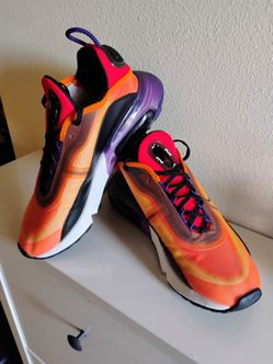 Nike Air Max 2090 Mens  Orange Black Red Athletic Running Shoes https://offerup.com/redirect/?o=U25lYWtlcnMuU3o= 8.5
