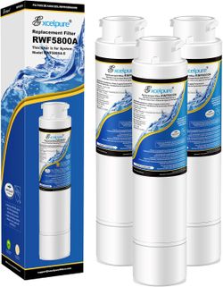 RWF5800A Refrigerator Water Filter Replacement For Frigidaire EPTWFU01, EWF02, Pure Source Ultra II, 3PACK - Retail $29