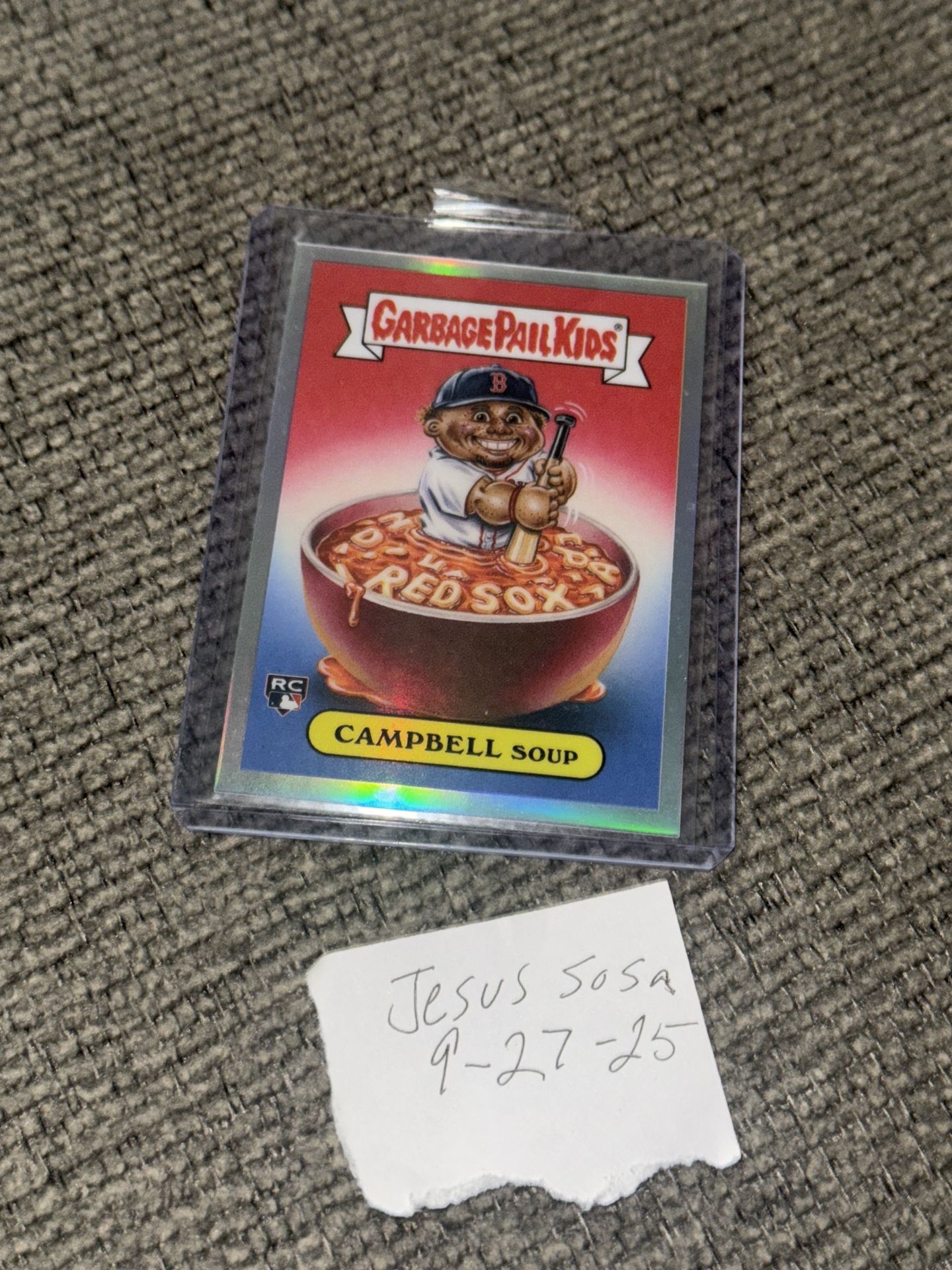 2025 Bowman Chrome Garbage Pail Kids Kristian Cambell SSP RC