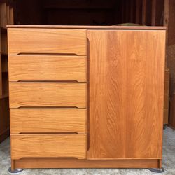Vintage Danish Mid Century Modern Teak Gentlemen’s Chest