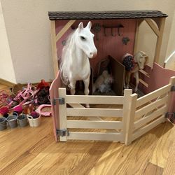 Our Generation Stable, Horses, and Accessories