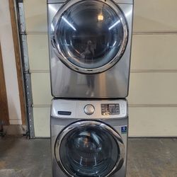Samsung Smart Washer And Smart Dryer (Stackable 