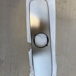 universal brushed nickel deck plate