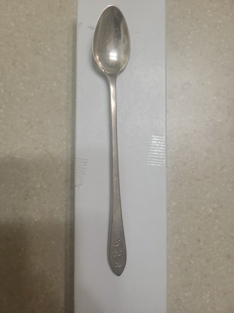 Sterling Silver Spoon By Tiffany And Company. Weight Is 30.8 Grams