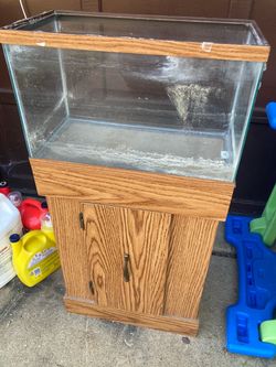 10 gallon fish tank with a stand, no issues