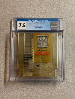 The Legend of Zelda NES - 1st Print - 5-Screw cart - CGC 7.5