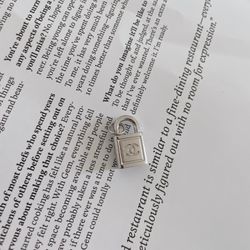 Designer Lock Zipper Pull Charm, 20mm