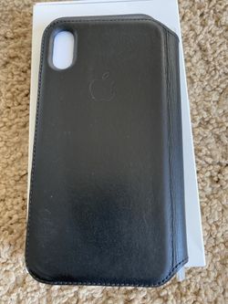 IPhone X leather folio case - Original apple leather case