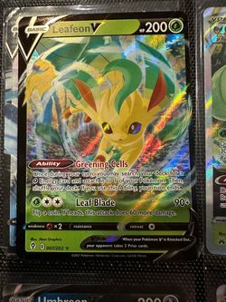 Leafeon V Pokémon Card 007/203 Holo