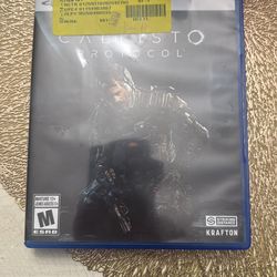 PS5 Game The Callisto Protocol Like New