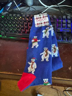 Davco Men's Polar Bear Christmas Socks