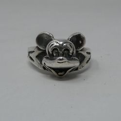 Sterling Silver Mickey Mouse Ring
