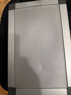 Silver Portable Speaker with Metal Grille