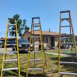 8 Ft Fiberglass Step Ladder $60 Each
