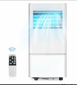 Portable Air Conditioner, 10000 BTU for Room Up to 450 Sq.Ft, 24H Timer, 3-in-1 Quiet AC Unit