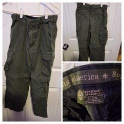 Boy Scouts of America Convertible Uniform Pant Youth 12