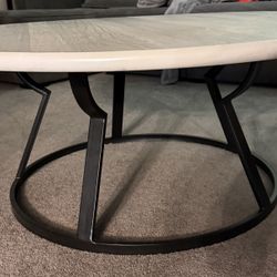 Large Round Coffee Table 