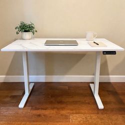 Standing Desk REAL Marble Top Absolutely Beautiful 48x26”